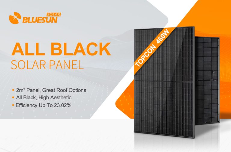460W TOPCon All-Black Solar Panel | High-Efficiency PV Module