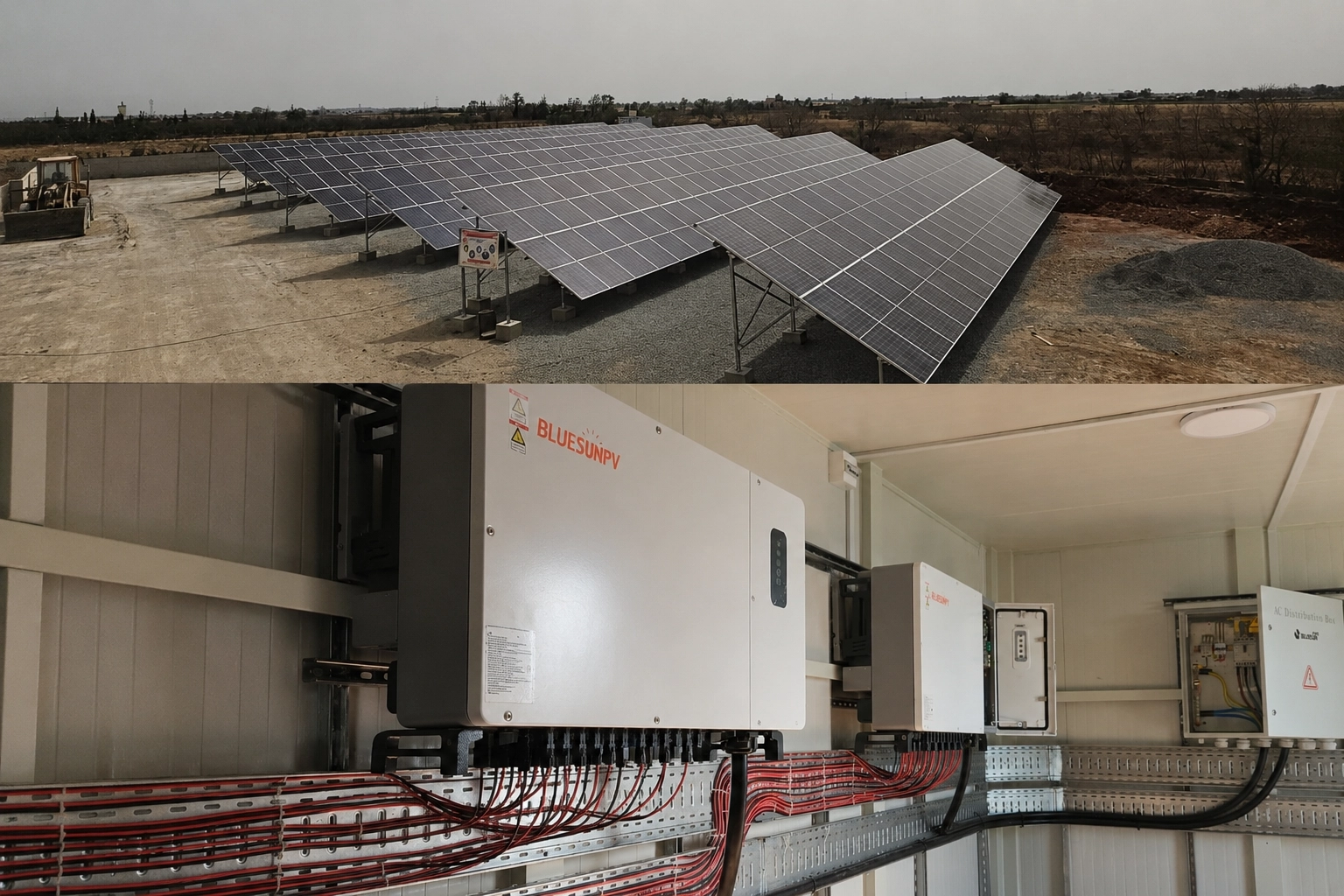 1MW solar power plant project in Morocco for industrial applications