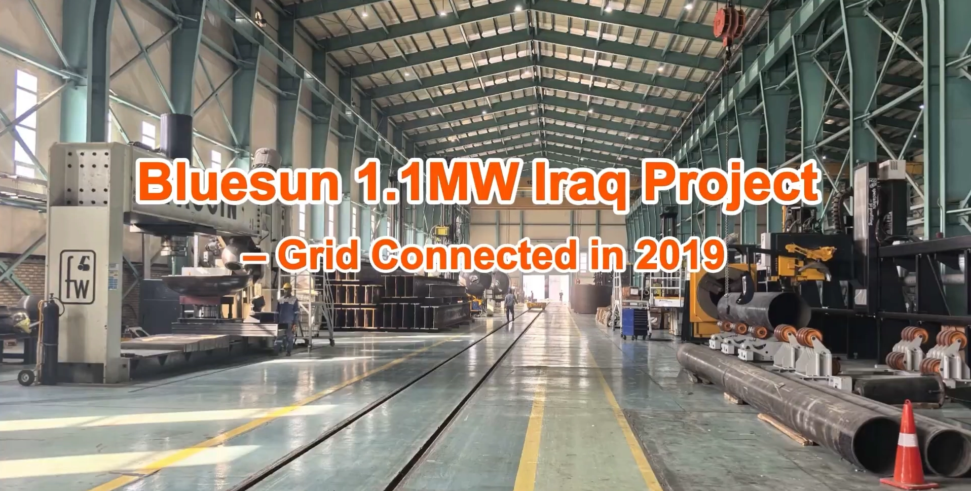 Delivered in 2019, Still Running Strong | Bluesun 1.1MW Solar Power Plant in Iraq