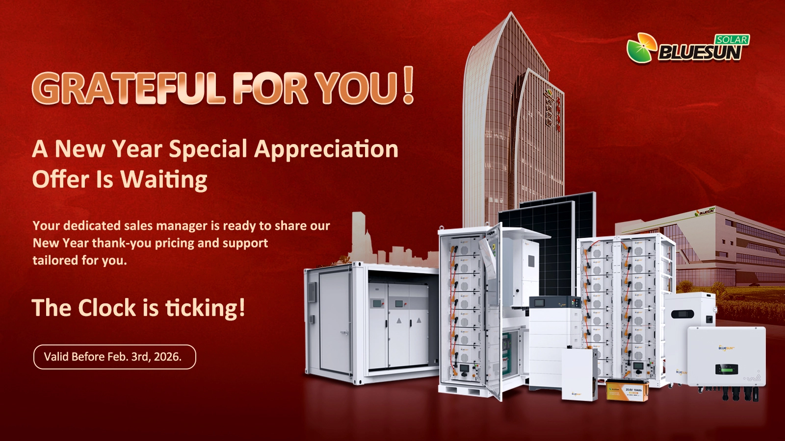 BLUESUN New Year Special Offer