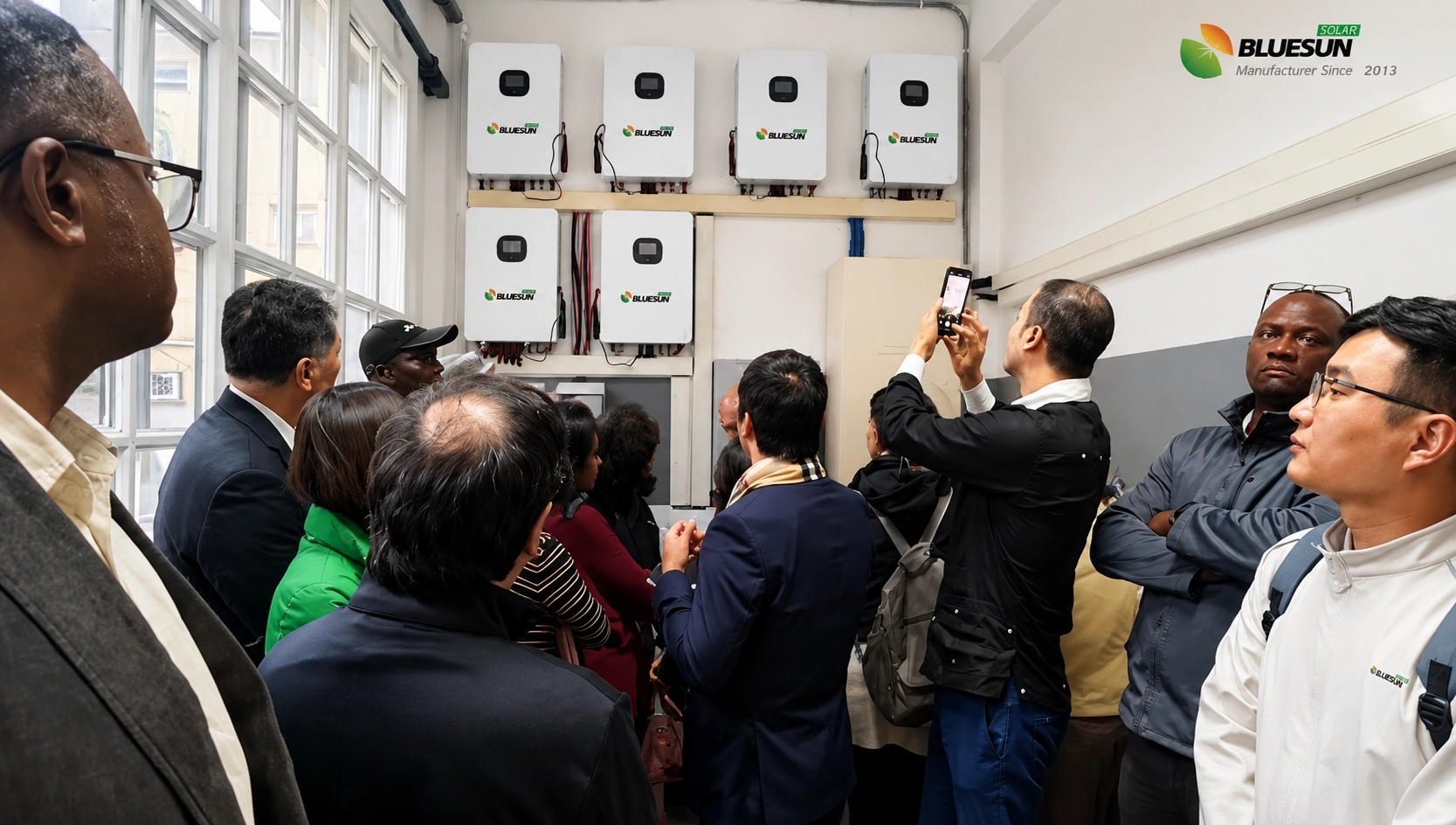 Representatives from 45 embassies and organizations visiting renewable energy project in Cuba