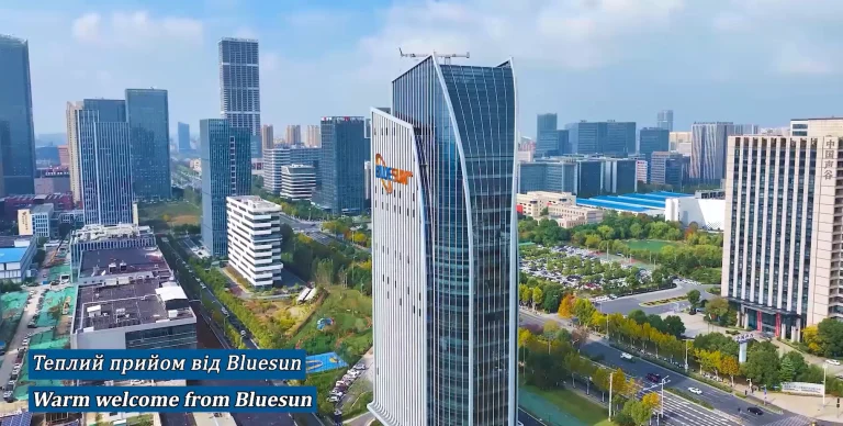 Ukraine Clients Visit Bluesun Solar