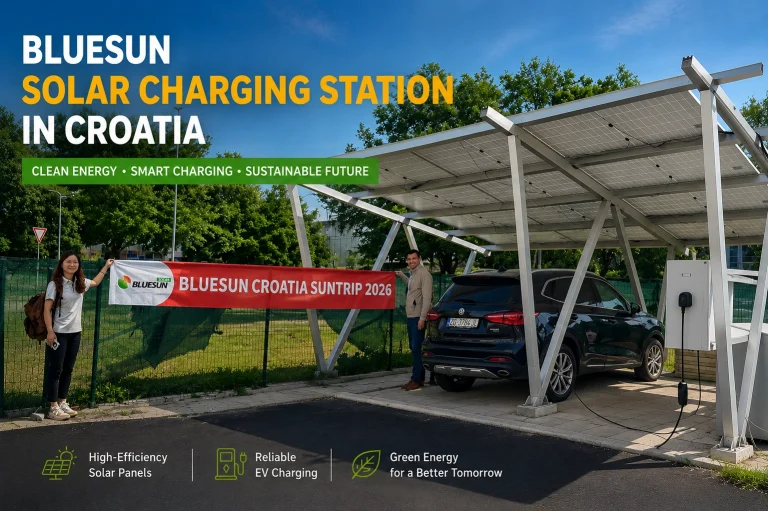 Solar powered EV charging station project in Croatia