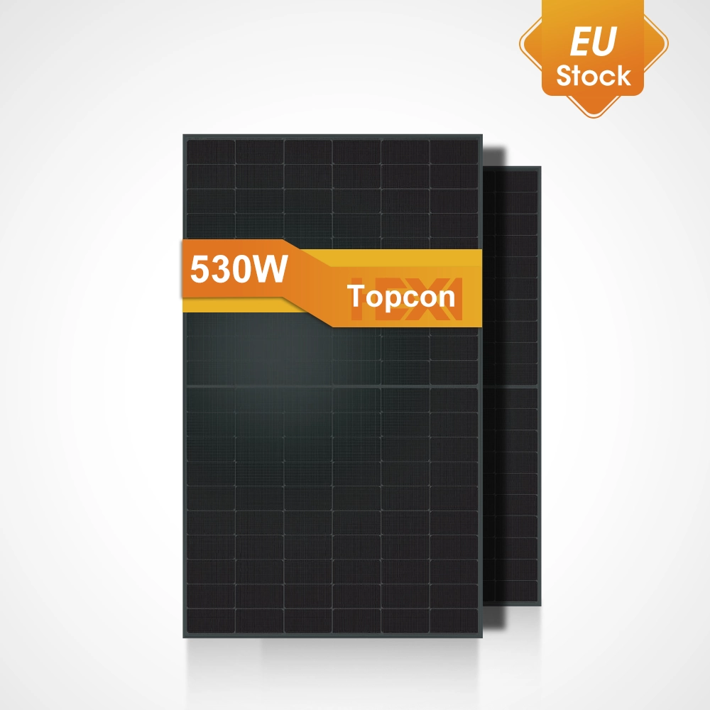 Bluesun 530W Full Black Bifacial N-Type TOPCon Solar Panel