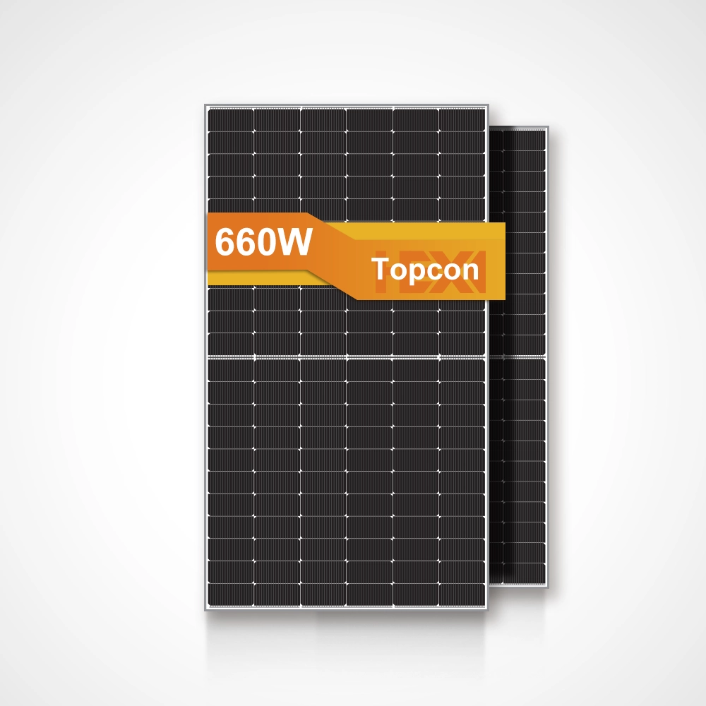660W N-Type TOPCon Bifacial Solar Module for Commercial & Utility Projects