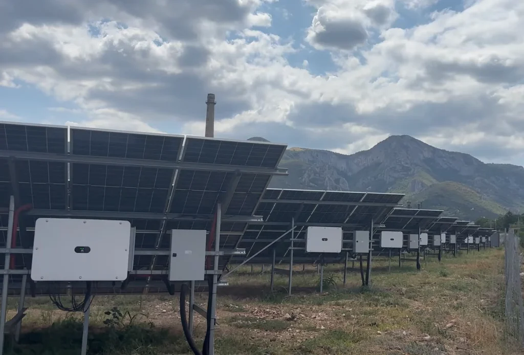 1MW solar power and 2MWh energy storage project in Bulgaria