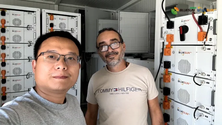 500kWh battery storage project in Bulgaria with Bluesun lithium battery system